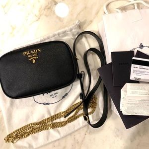 Prada Saffiano Leather Belt Bag